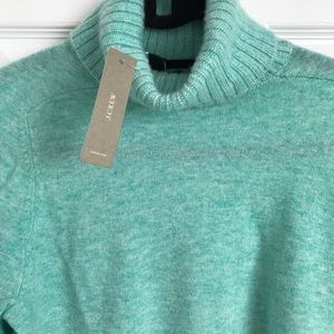 Amazing color! J.Crew turtle neck w/ cashmere